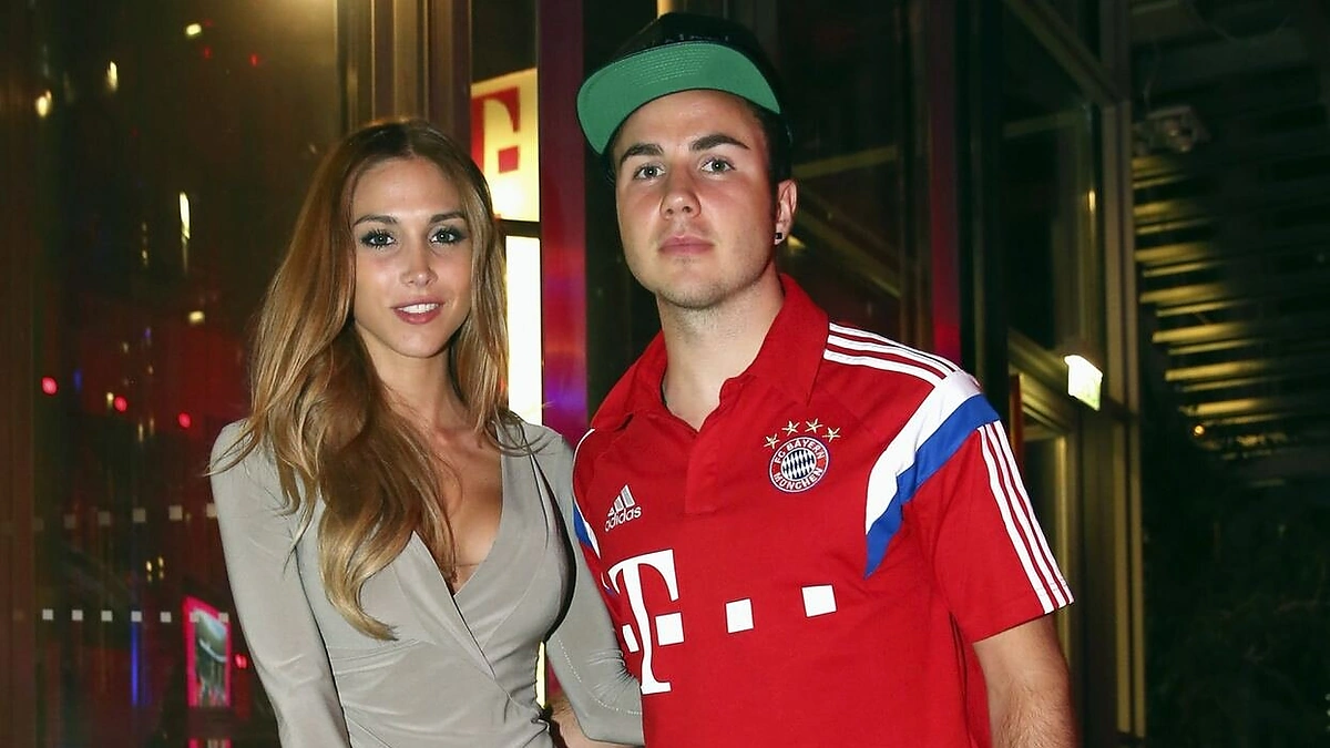 Mario Goetze ir Ann Kathrin Brommel