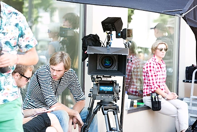 „Muzika lede“ filmavimas Vilniuje