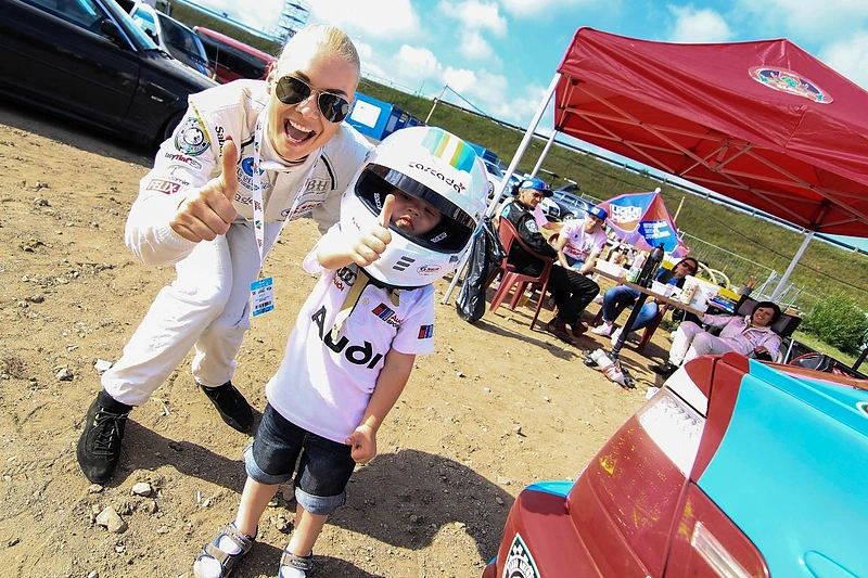 Natalija Bunkė su sūnumi Kristupu