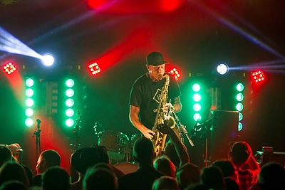 Festivalio „Galapagai“ akimirka