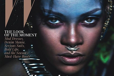 Rihanna „Balmain“ fotosesijoje pozavo kartu su supermodeliais Iman ir Naomi Campbell