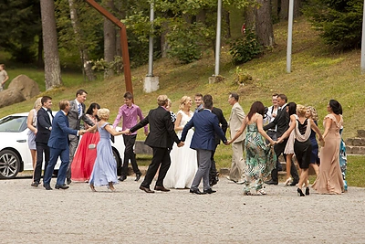 Antano ir Aistės Guogų vestuvių akimirka