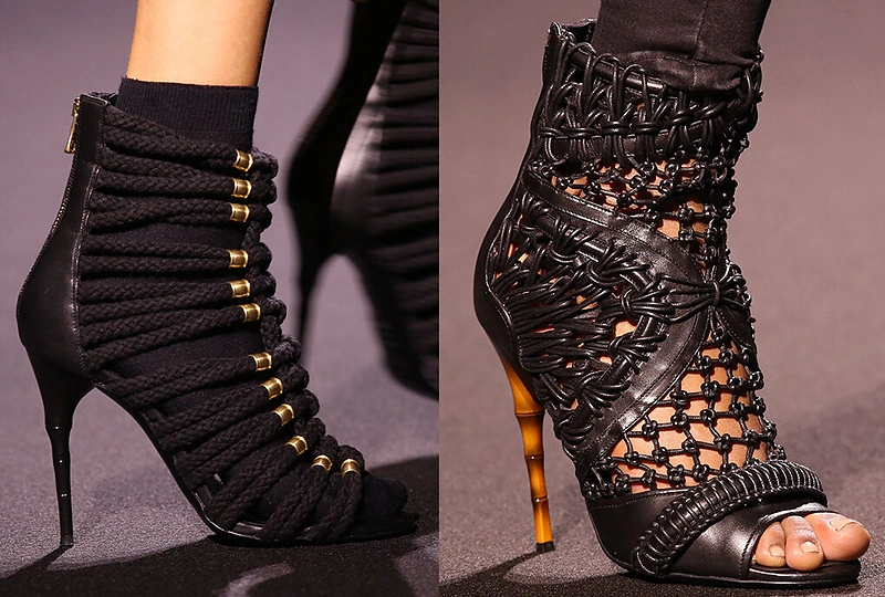 „Balmain“ mados namų 2014–2015 m. rudens-žiemos kolekcija Paryžiuje.