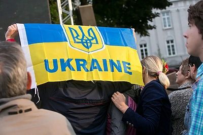 Koncerto „„Koks tu ir aš – tokia ir Lietuva“ akimirka