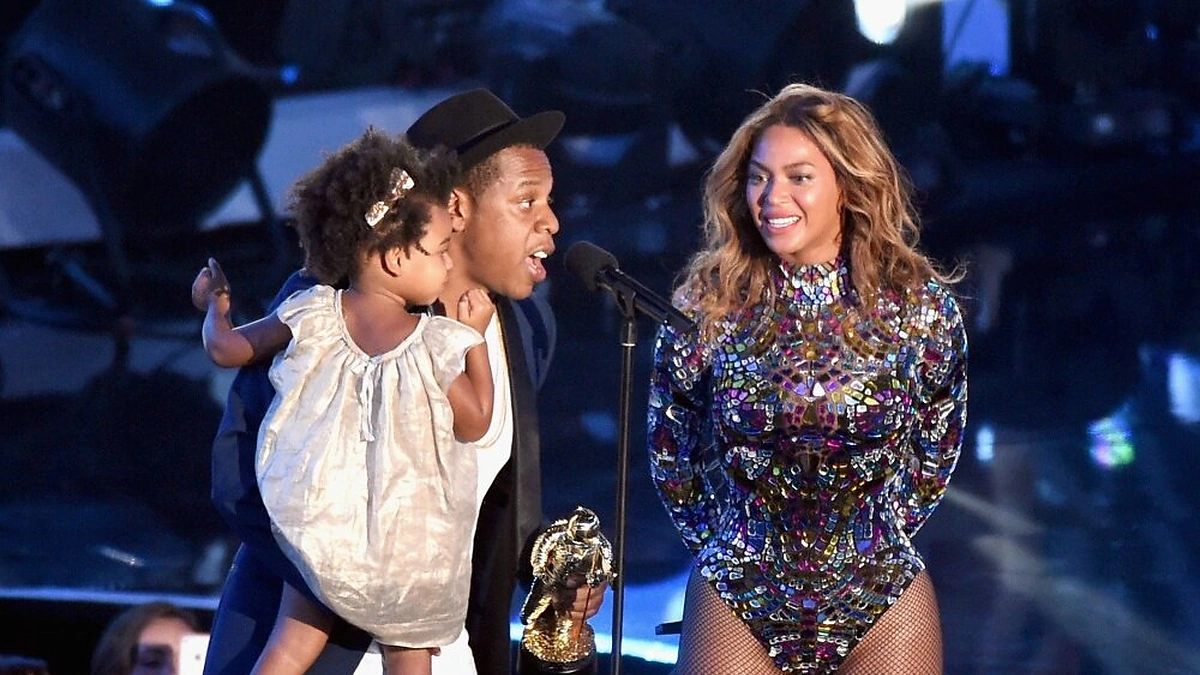 Jay Z su dukra Blue Ivy ir Beyonce