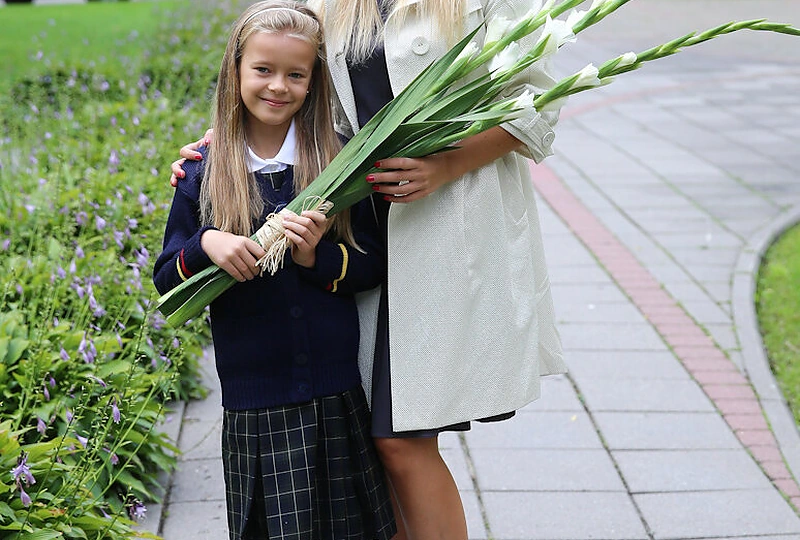 Elena Puidokaitė-Atlanta su dukra Saule