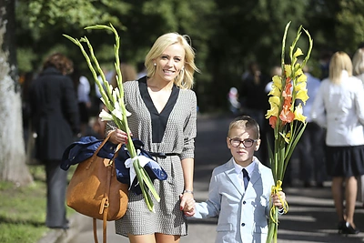 Renatos Klimaitytės sūnus Ugnius nuo šiol – pirmokas: „Kaip greitai mano kūdikis užaugo“