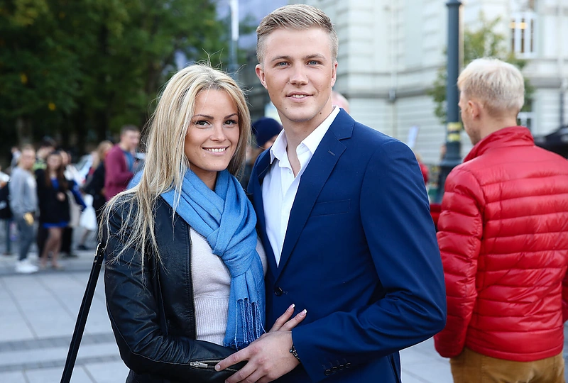 Paulius Bagdanavičius su žmona Lina