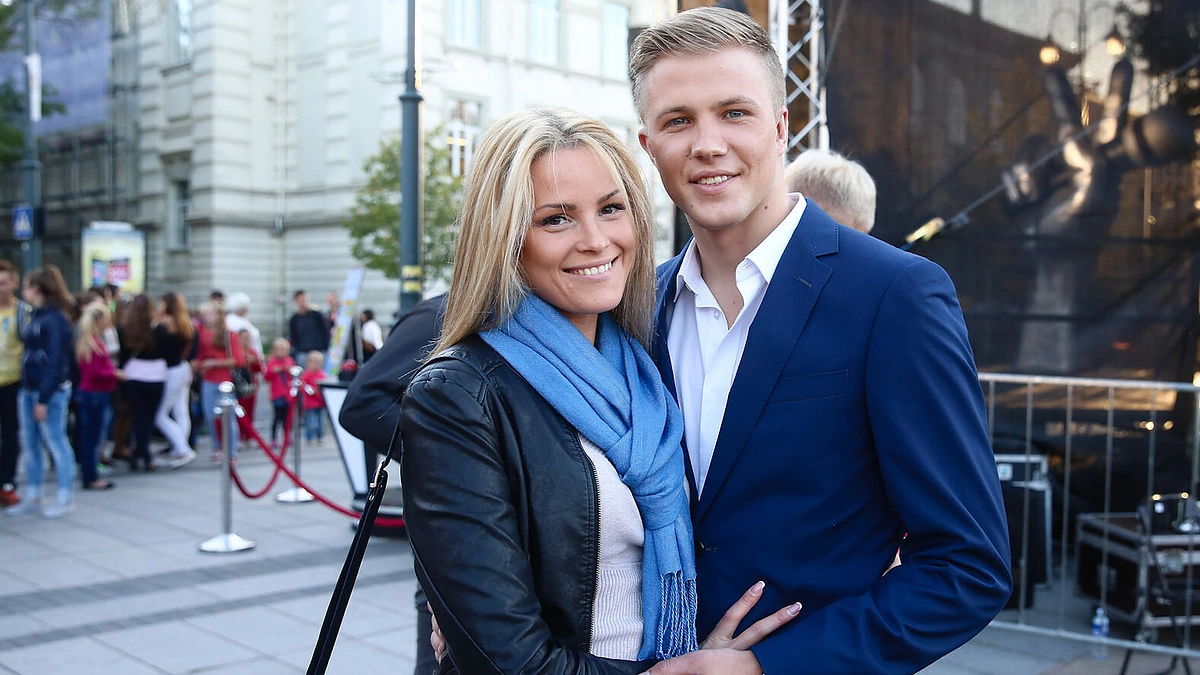 Paulius Bagdanavičius su žmona Lina