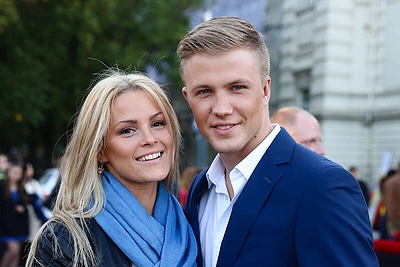 Paulius Bagdanavičius su žmona Lina