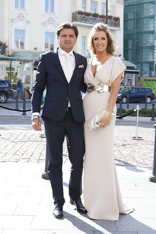 Danguolė Stachura su vyru Tomu