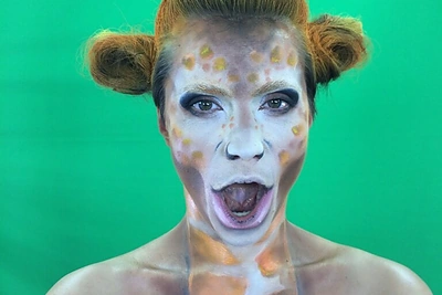 Konkurso atsakymas: po įspūdingu žirafos makiažu slepiasi Jurga Šeduikytė