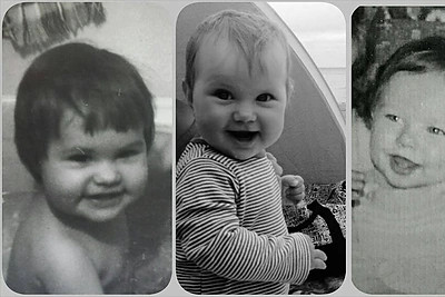 Veronika, Adelė ir Donatas Montvydai