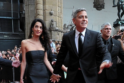 Svajonių jaunikis George'as Clooney Italijoje vedė advokatę Amal Alamuddin