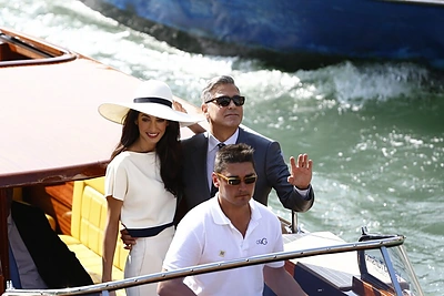 George‘as Clooney su žmona Amal antrąkart atšoko savo vestuves