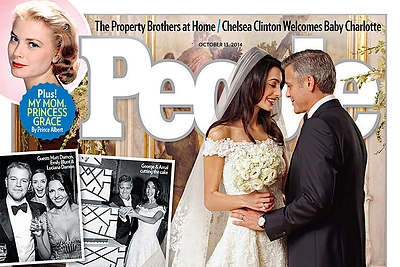 Paviešintos George'o Clooney ir Amal Alamuddin vestuvių nuotraukos