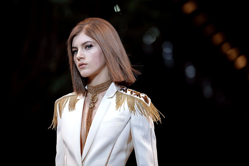 „Versace“ 2014-2015 m. rudens-žiemos kolekcija Milano mados savaitėje.