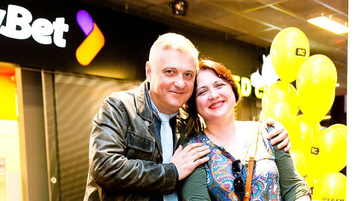 Audrius Rakauskas su žmona Danguole