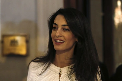 Amal Clooney Atėnuose