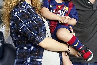 Shakira su sūnumi Milanu