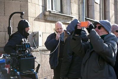 Filmo „Eichmano šou“ filmavimas Vilniuje