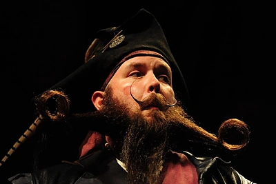 Barzdų ir ūsų čempionato dalyvis