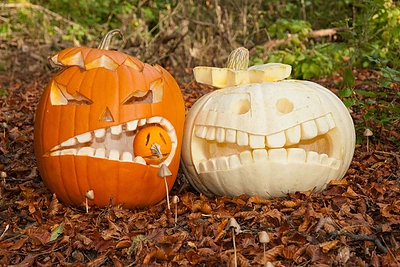 Smagus užsiėmimas šeimai: išradingos moliūgų skaptavimo idėjos