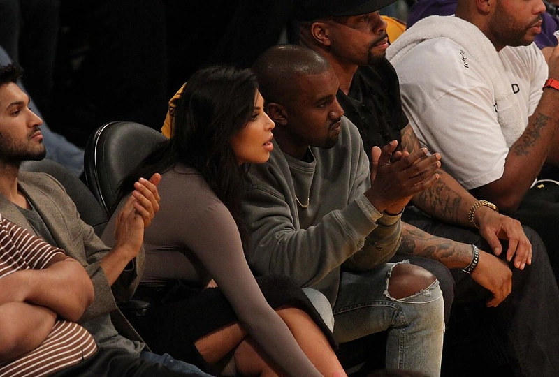 Kim Kardashian ir Kanye Westas