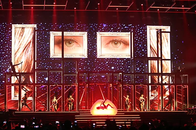 Kylie Minogue koncerto scena