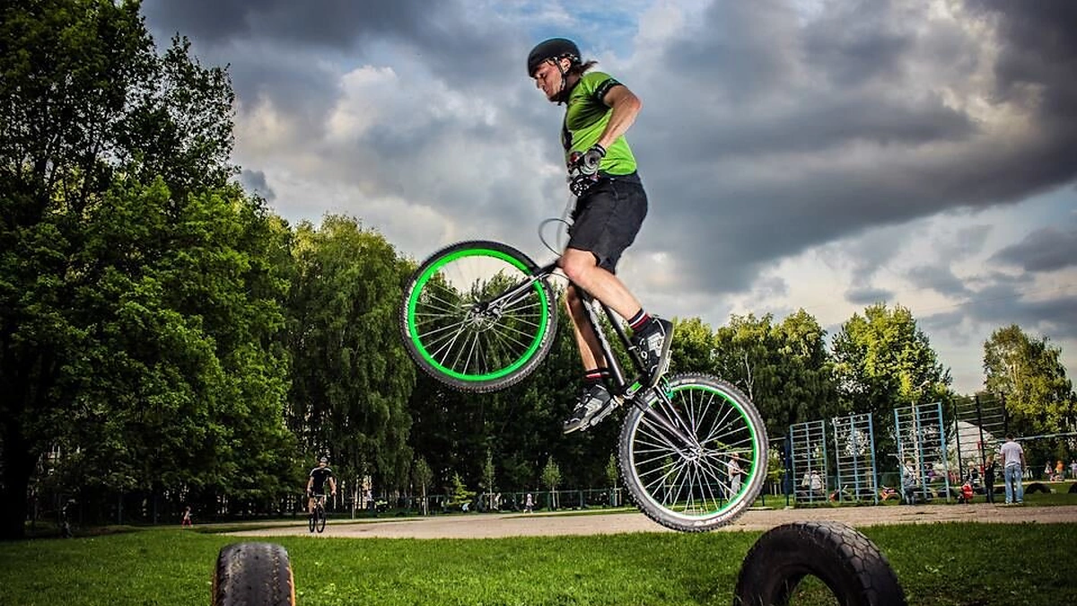 „GreenTrials“ dviratininkas