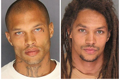 Gražuolis nusikaltėlis Jeremy Meeksas turi konkurentą – per Heloviną suimtą benamį Seaną Kory