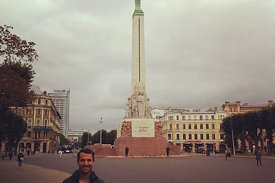 Rodrigo Massa kelionės po Europą akimirka