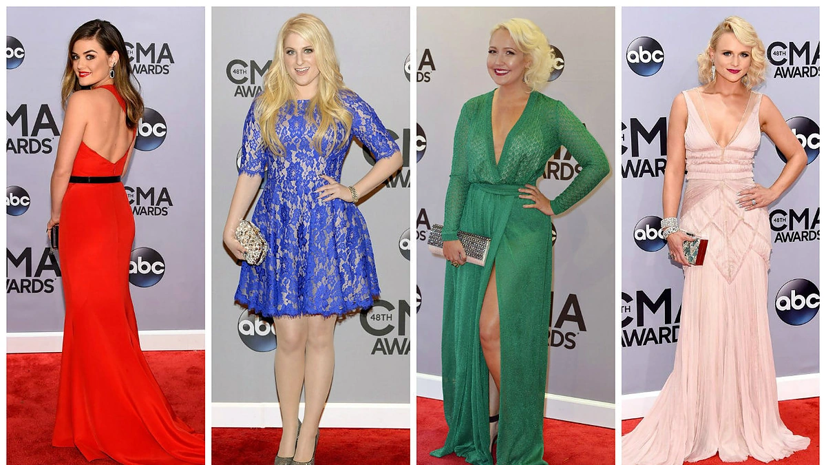 Lucy Hale, Meghan Trainor, Meghan Linsey ir Miranda Lambert