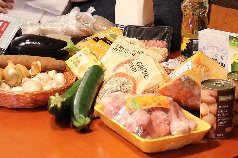 Mačiulių pirkti produktai už 70 Lt