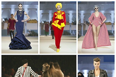 Ponios ir ponai, ant podiumo – nauja Juozo Statkevičiaus kolekcija, haremas ir kupranugaris