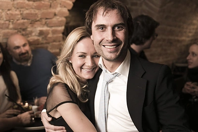 Mantas Jankavičius su žmona Ieva