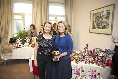 Kalėdų labdaros mugės ambasadorė Beata Nicholson: „Ši mugė skelbs švenčių pradžią“