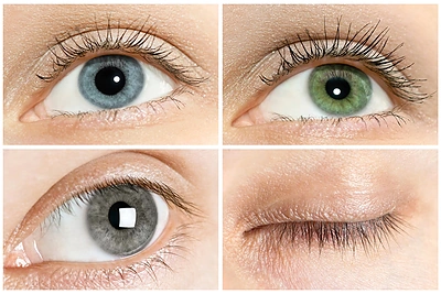 Santykių suderinamumas pagal akių spalvą