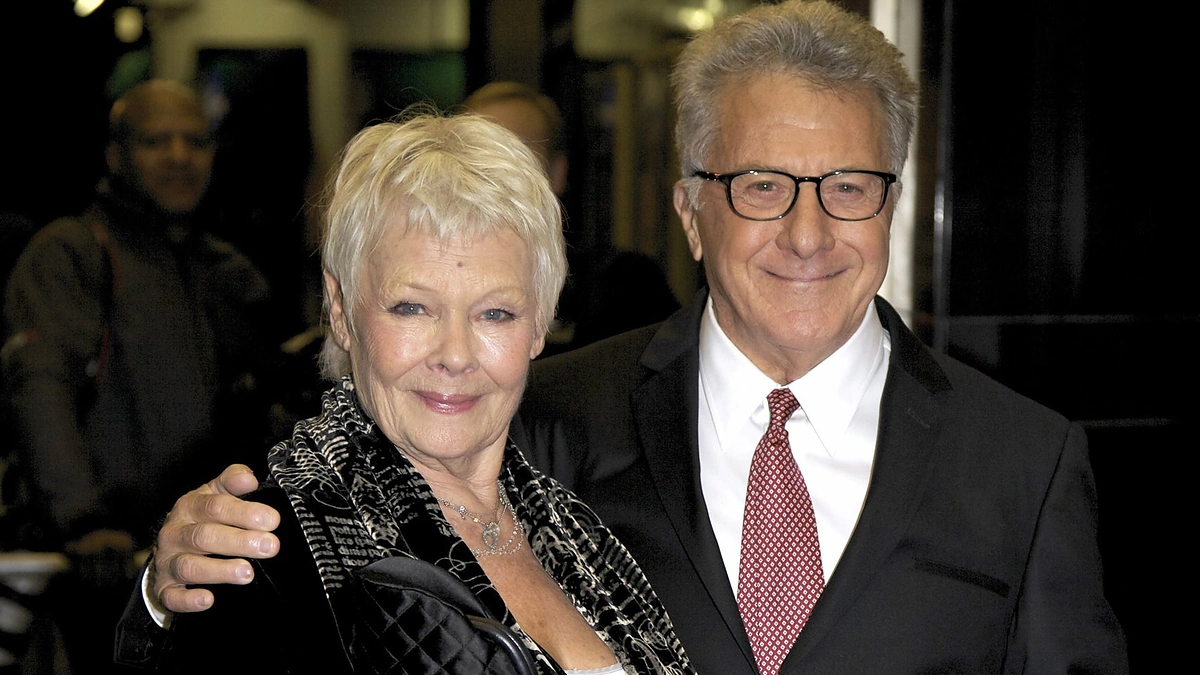 Judi Dench ir Dustinas Hoffmanas