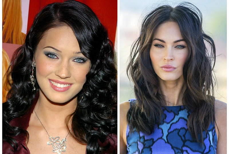 Megan Fox 2004 ir 2014 metais