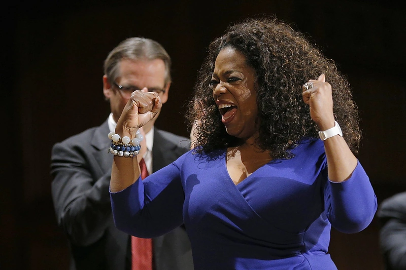 Televizijos laidų vedėja Oprah Winfrey.