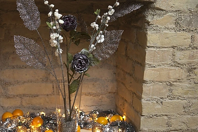 Kalėdoms papuošti Mačiulių namai