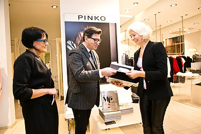 Laima Kačonienė, Eugenijus Skerstonas ir Danutė Elzbergienė-Petrauskas