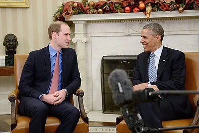 Princas Williamas ir Barackas Obama