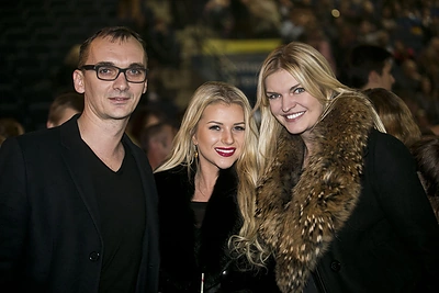 Skaiva Jasevičiūtė su draugu Artūru ir seserimi Egle / Viganto Ovadnevo/Žmonės.lt nuotr.