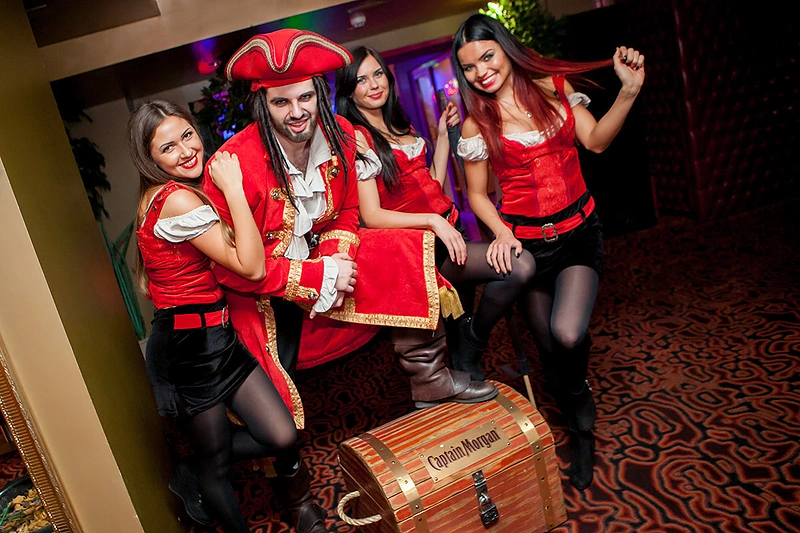 Piratų vakarėlio akimirka