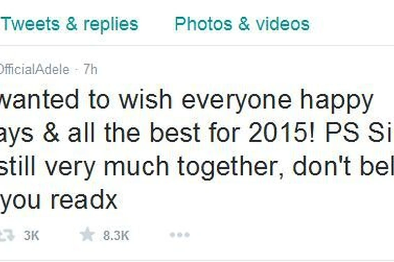 Adelė paneigė kalbas apie skyrybas su mylimuoju Simonu