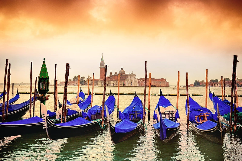 Gondolos Venecijoje