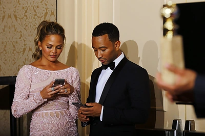 Chrissy Teigen ir Johnas Legendas / „Reuters“/„Scanpix“ nuotr.