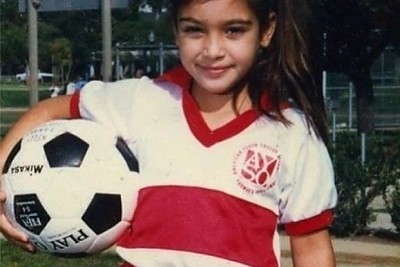 Kim Kardashian vaikystėje / „Instagram“ nuotr.